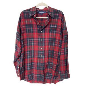 Polo Ralph Lauren Plaid Cotton Shirt Size‎ Medium